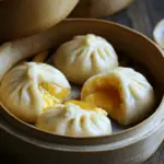 Steamed Egg Custard Buns 3 Steamed Egg Custard Buns