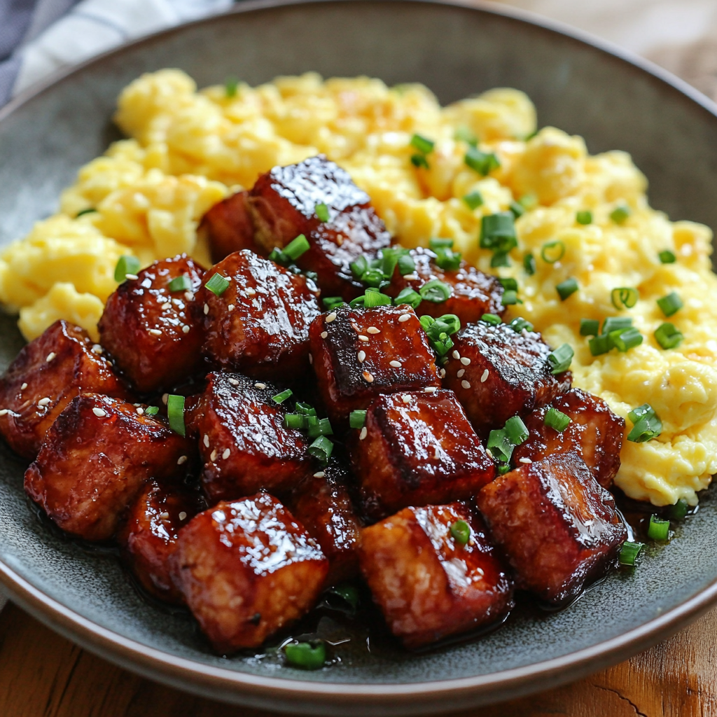 Caramelized Spam and Eggs Recipe