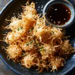 Fried Enoki Mushroom