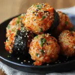 Kimchi Rice Balls 3 Kimchi Rice Balls