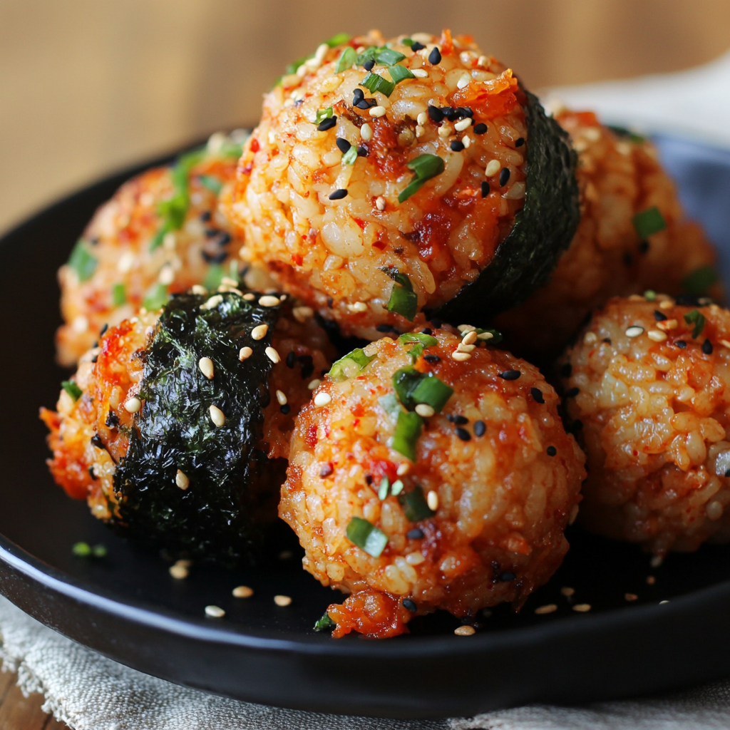 Kimchi Rice Balls
