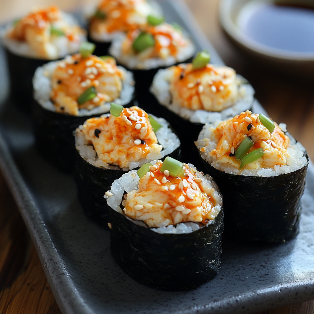 Kani Sushi (Spicy Crab Roll)