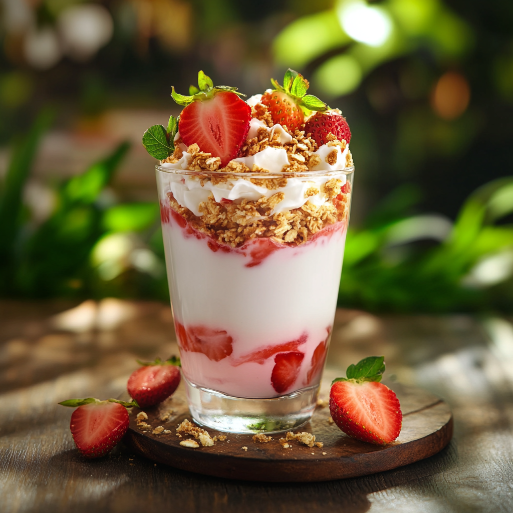 Korean Strawberry Milk