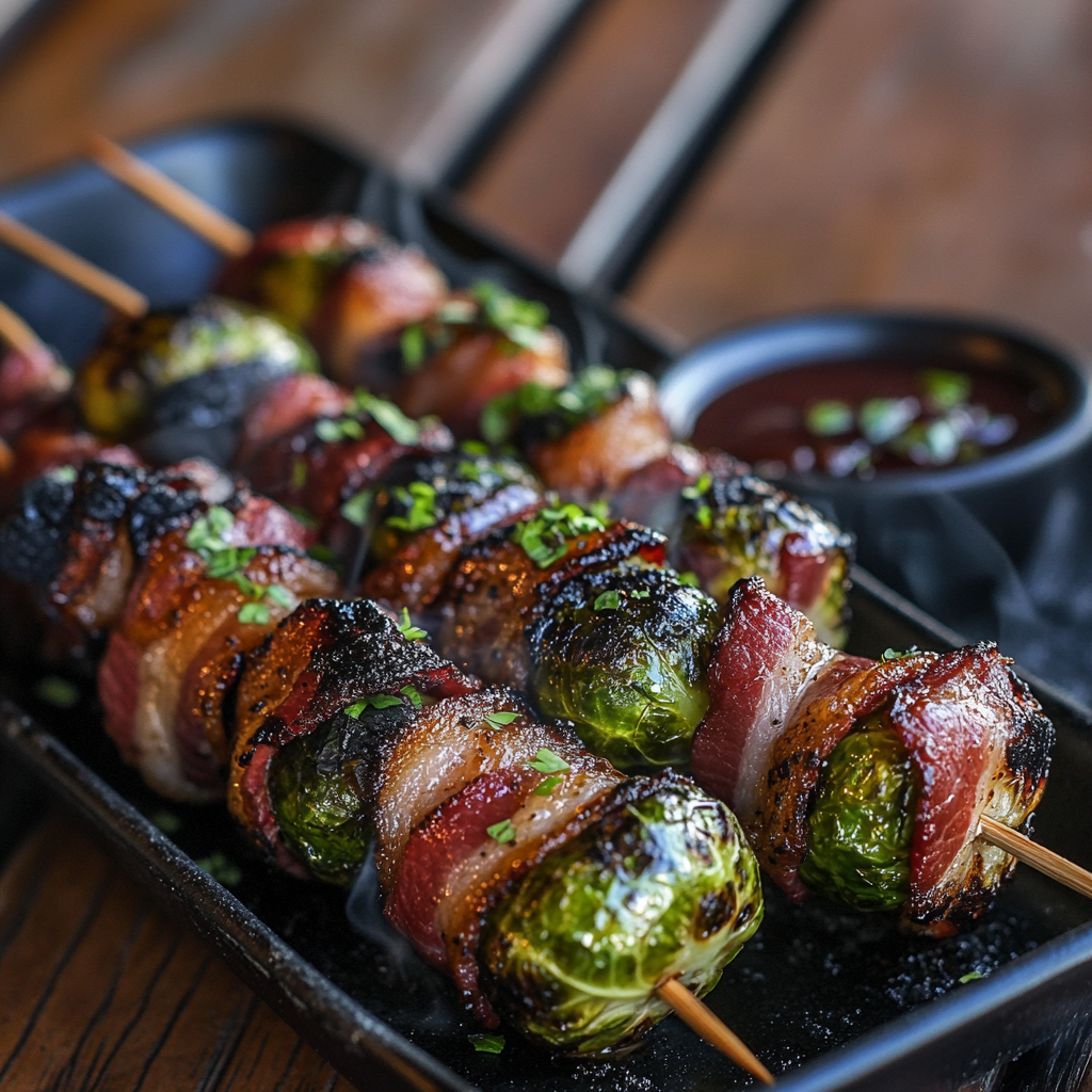 Bacon Wrapped Brussels Sprouts
