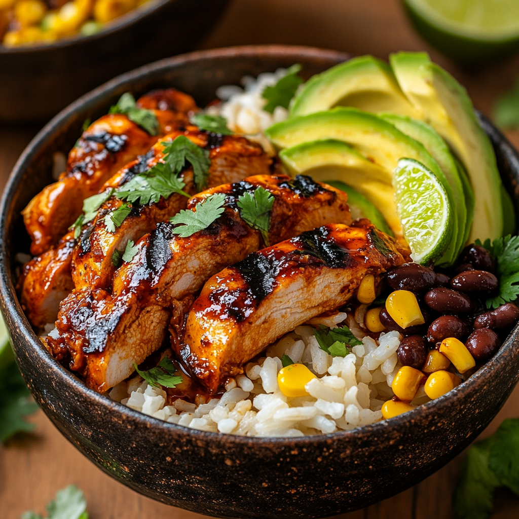 Honey Chipotle Chicken Bowls