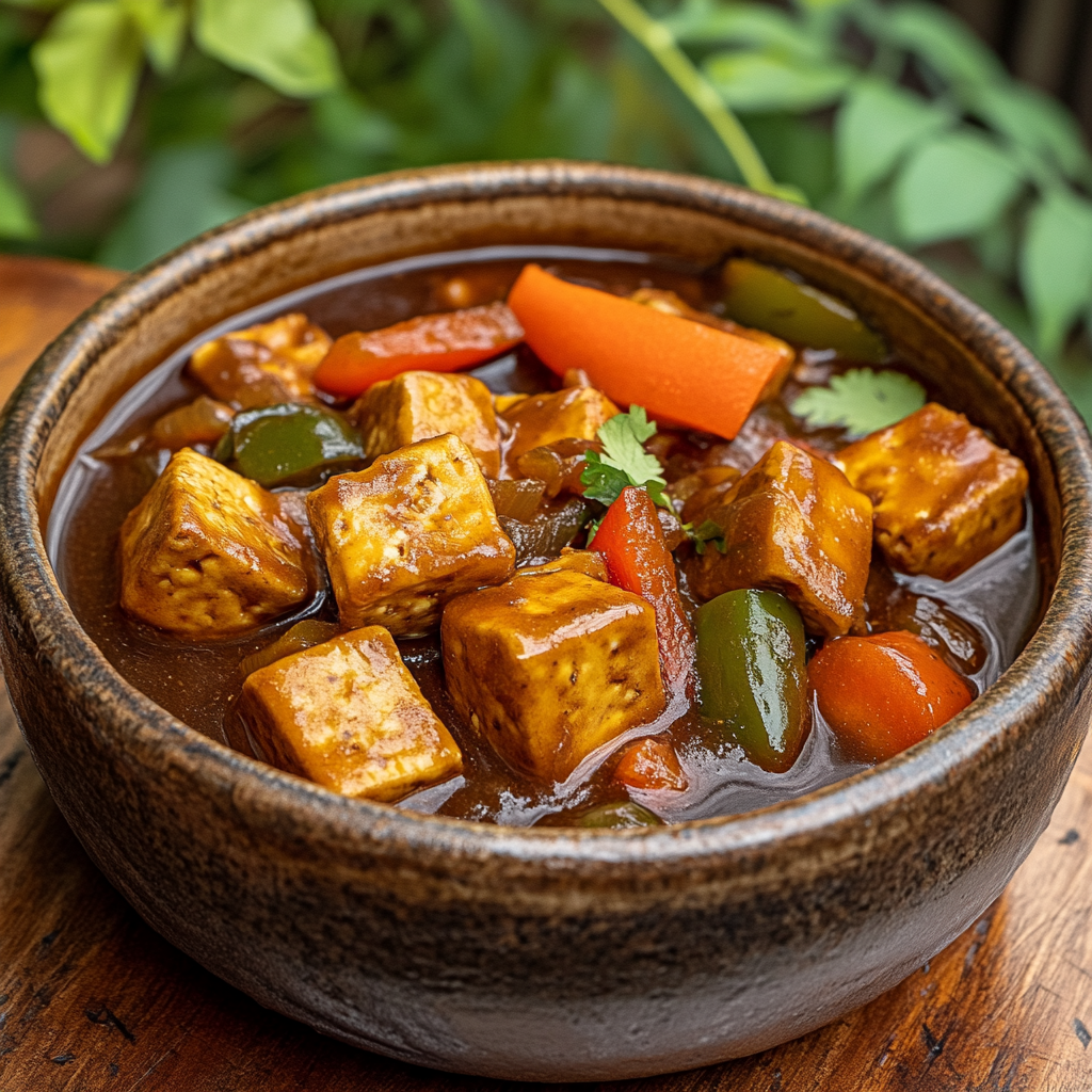 Brown Stew Tofu