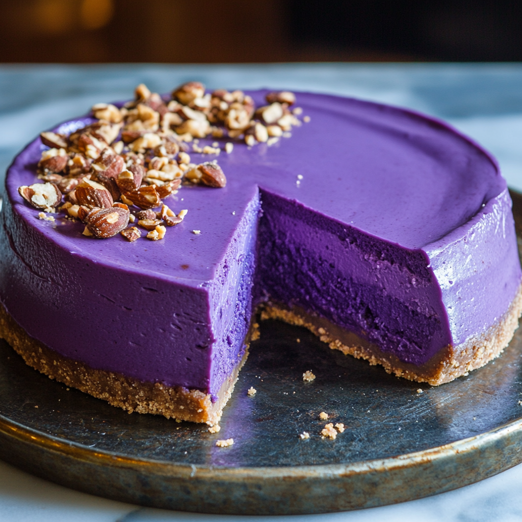 Ube Cheesecake
