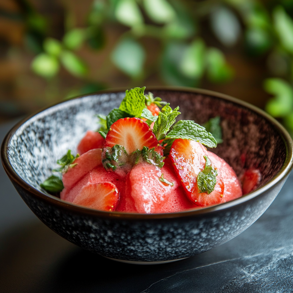 Sweeten Your Day with Homemade Strawberry Sorbet
