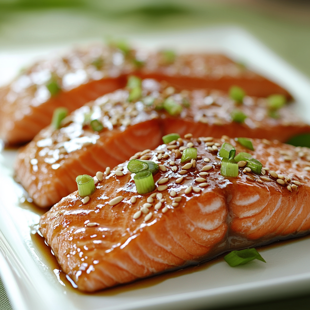 Grilled Teriyaki Salmon
