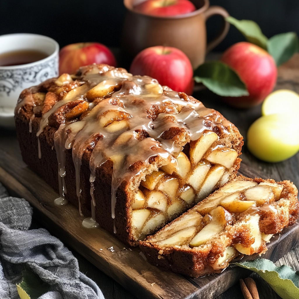 Easy Amish Apple Fritter Bread