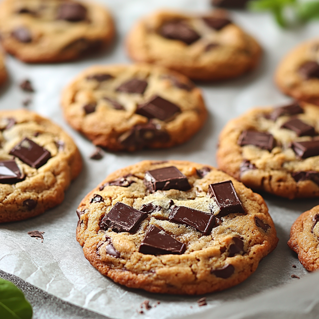 Double Chocolate Chunk Cookies