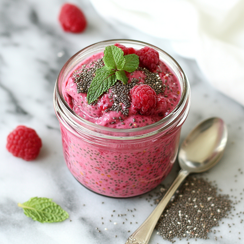 Vegan Raspberry Chia Pudding: A Delicious & Healthy Meal Prep Recipe