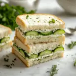 Savory Cucumber Sandwiches 3 Savory Cucumber Sandwiches