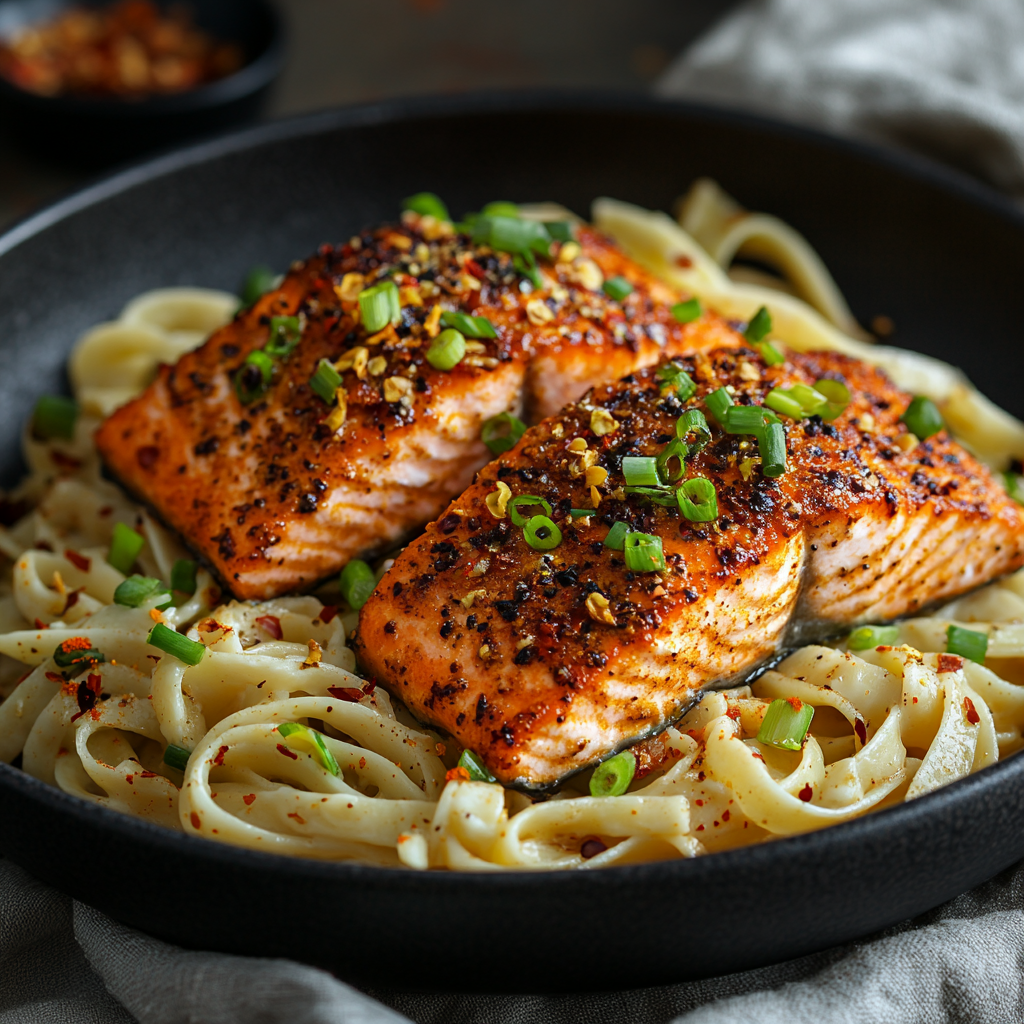 Cajun Salmon Pasta