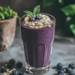Blueberry Banana Oat Smoothie 3 Blueberry Banana Oat Smoothie