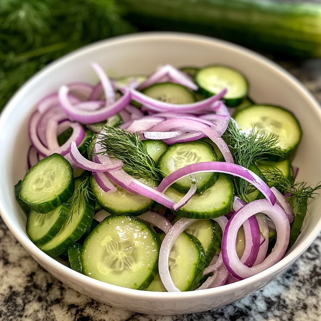 Fresh Cucumber Salad