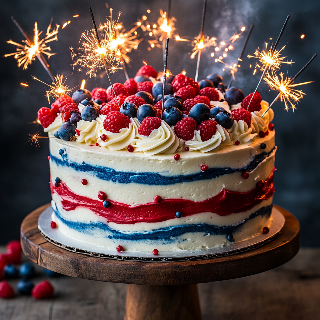 4th of July Dessert Cake