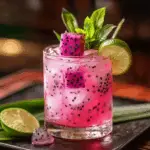 Exotic Dragon Fruit Cocktail 3 Exotic Dragon Fruit Cocktail