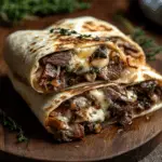 Cheesy Bacon Burger Wraps