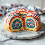 Red, White, and Blue Cake Roll 3 Red, White, and Blue Cake Roll