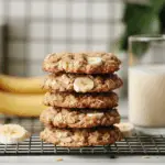 Healthy Banana Oatmeal Cookies 3 Healthy Banana Oatmeal Cookies