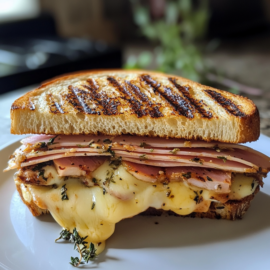The Best Grilled Chicken Cordon Bleu Sandwich Recipe