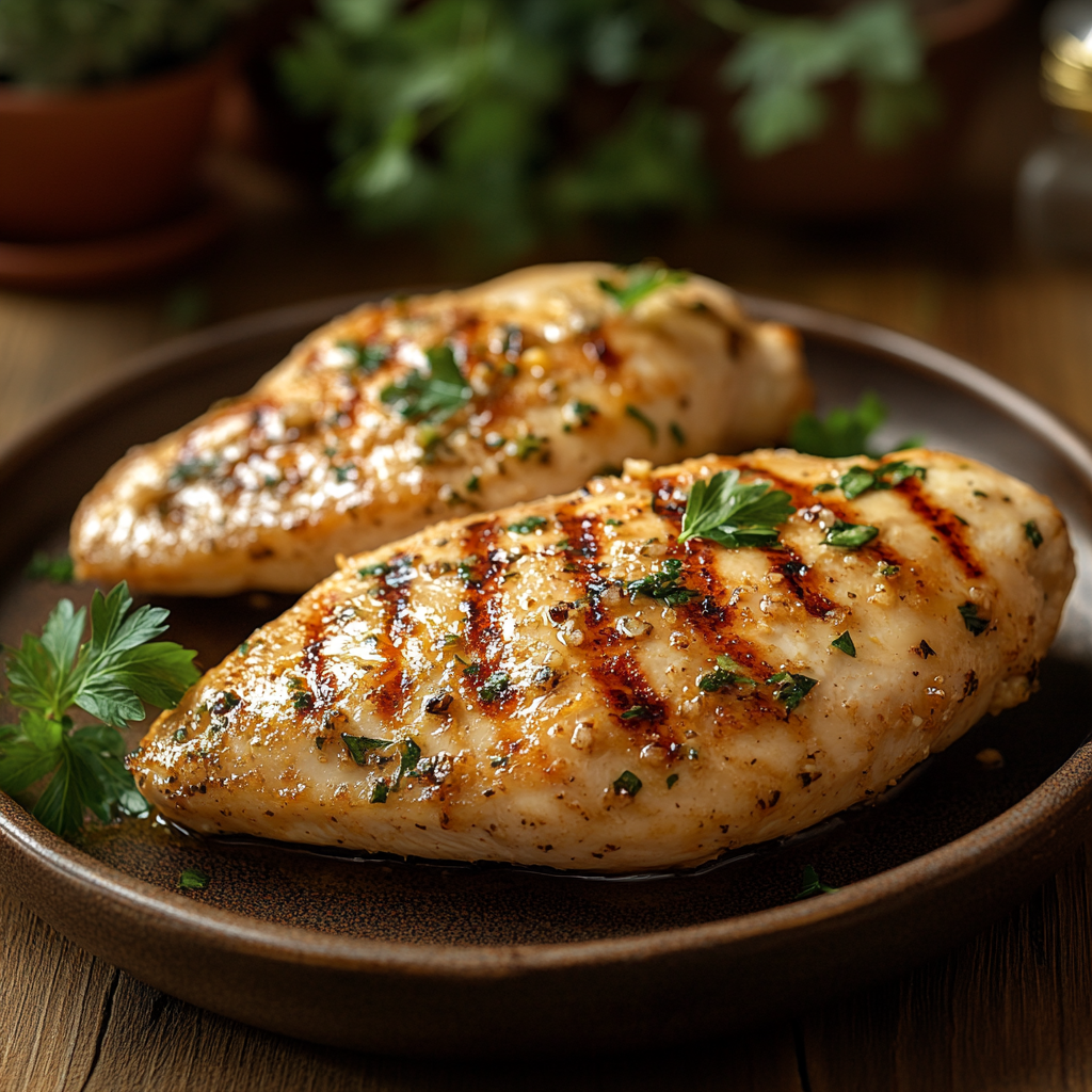 Garlic Parmesan Grilled Chicken