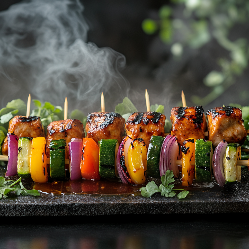 Grilled Chicken Kabobs