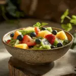 Fruit Salad with Honey Lime Dressing 3 Fruit Salad with Honey Lime Dressing