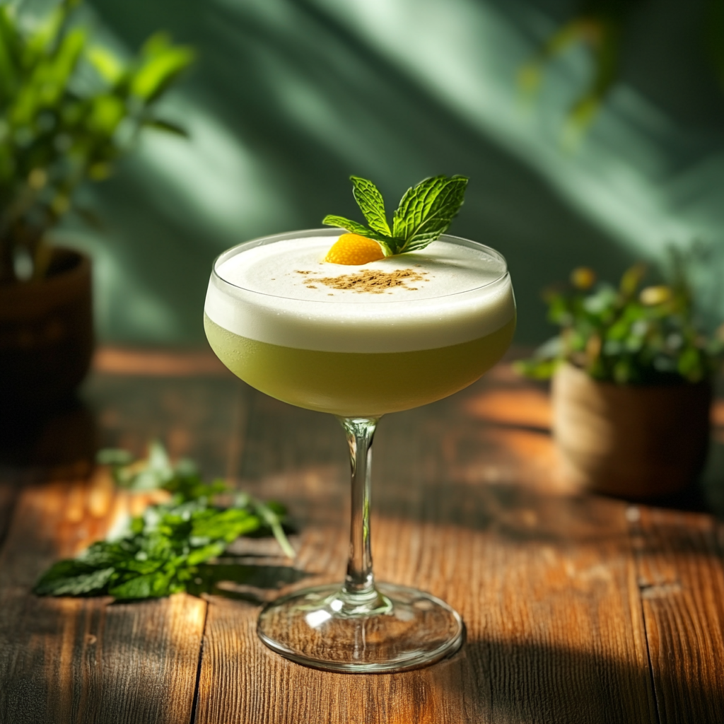 Matcha Gin Sour