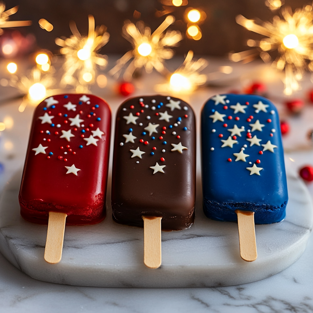 4th of July Cakesicles