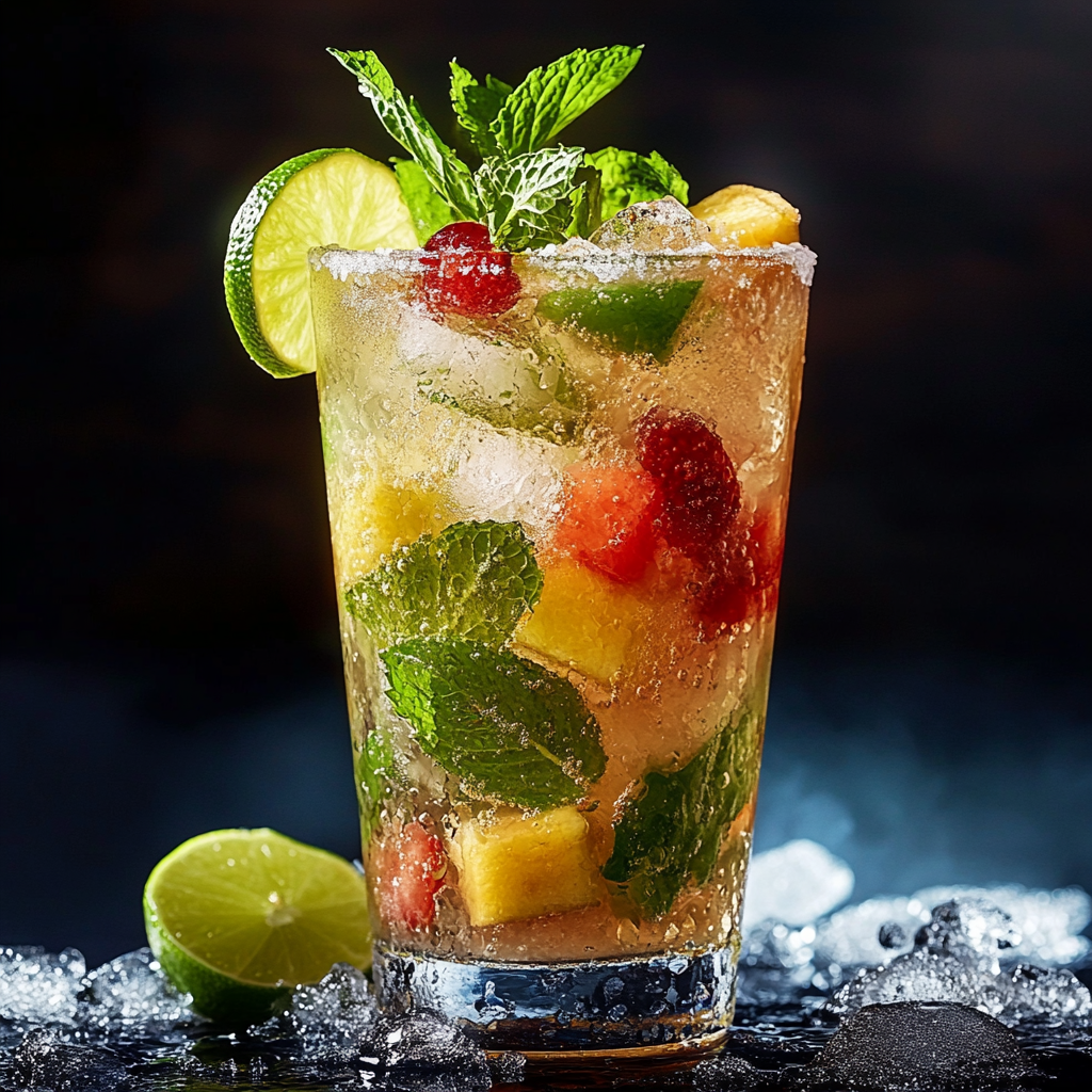 Tropical Mojito Mocktail