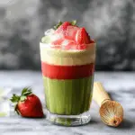 Easy 5-min. Strawberry Matcha 3 Easy 5-min. Strawberry Matcha