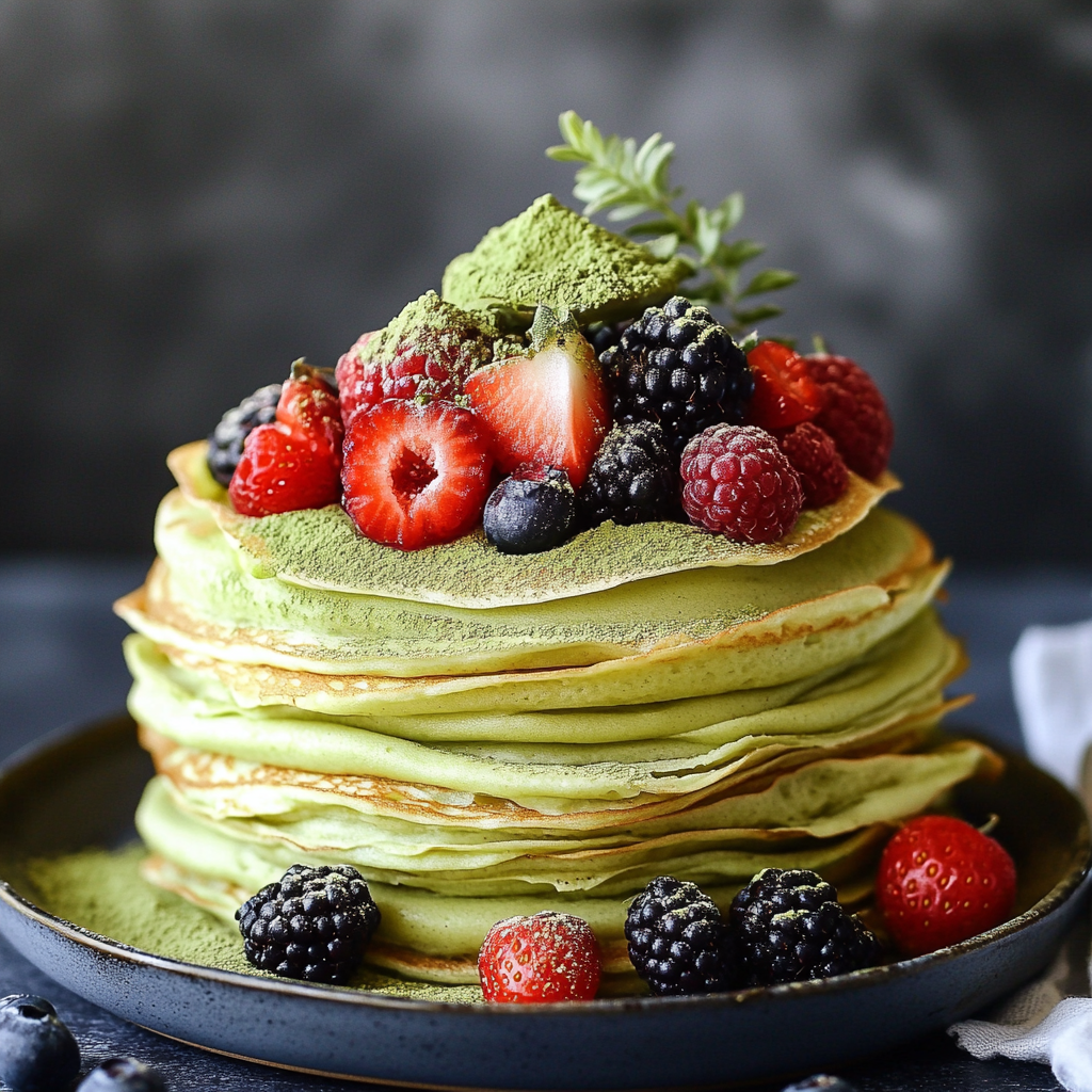 Matcha Crepe Cake