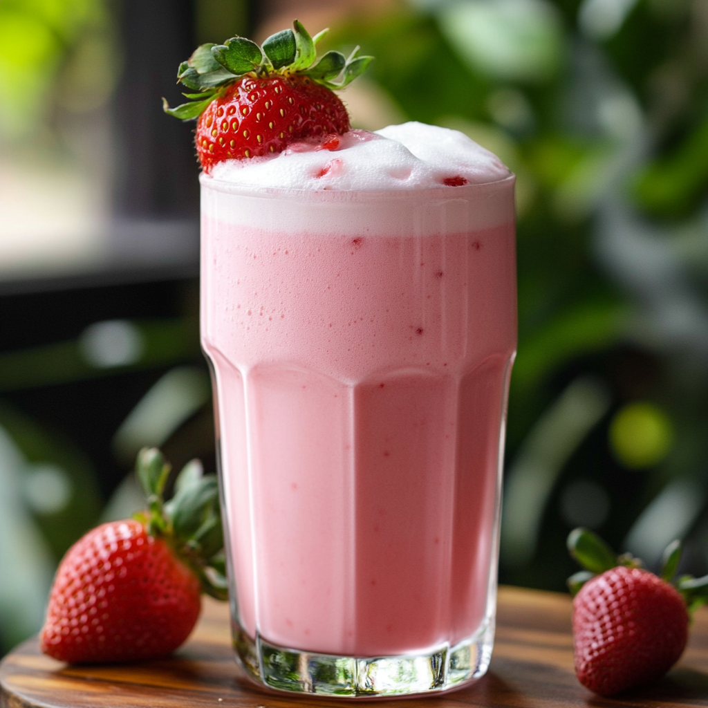 Homemade Strawberry Milk