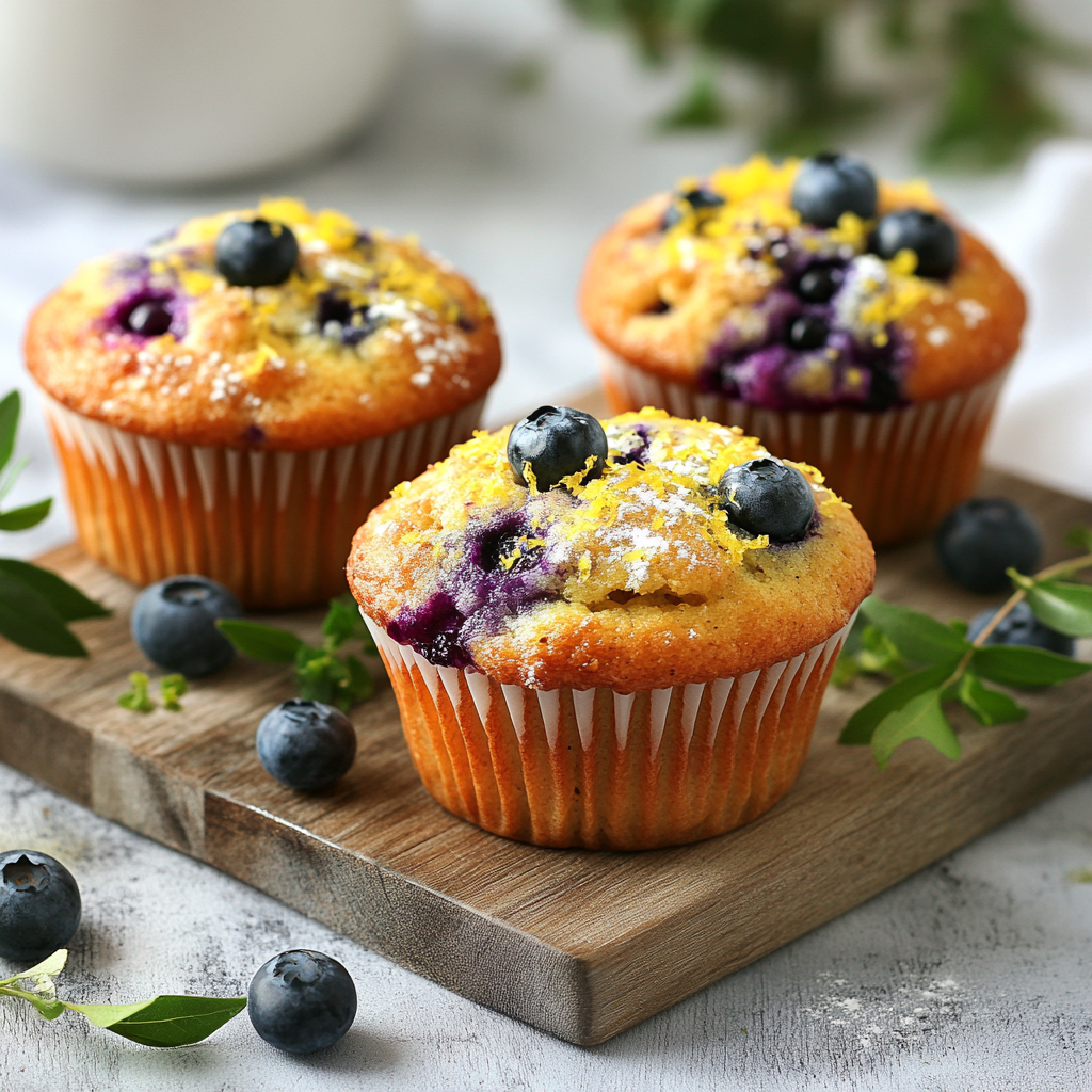 Blueberry Lemon Muffins