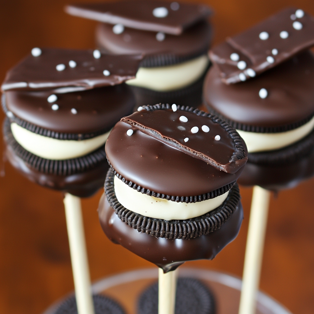 Oreo Graduation Pops