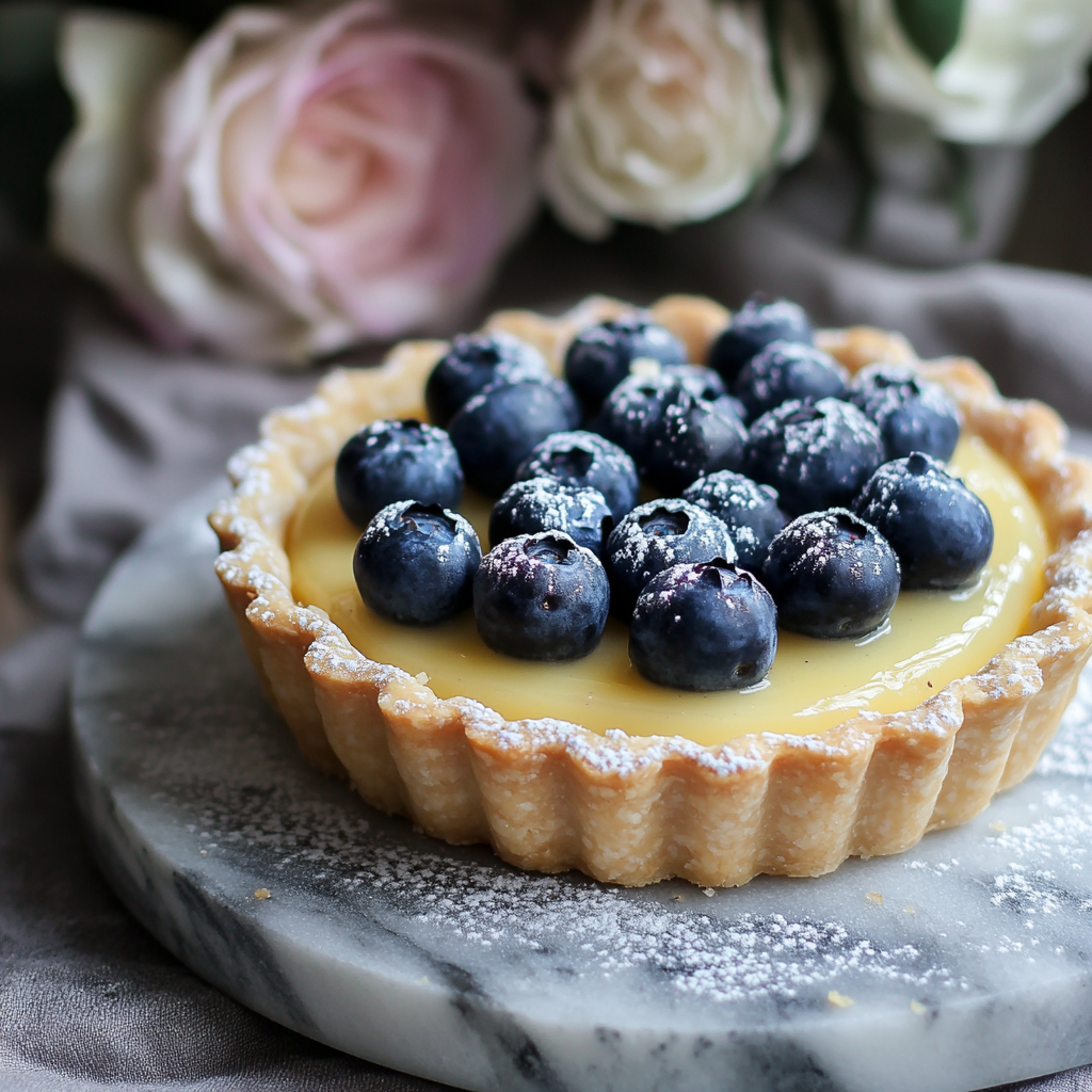Stunning Blueberry–Lemon Curd Tart Recipe