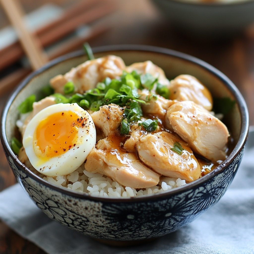 15-Minute Oyakodon (Japanese Chicken and Egg Rice Bowl)