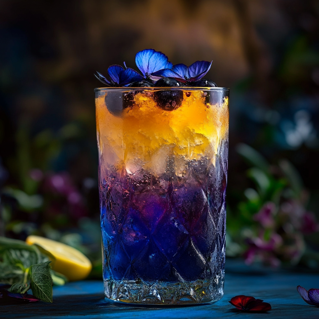 BLUEBERRY & LEMON & BUTTERFLY PEA