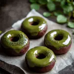 Matcha Glazed Chocolate Doughnuts 3 Matcha Glazed Chocolate Doughnuts