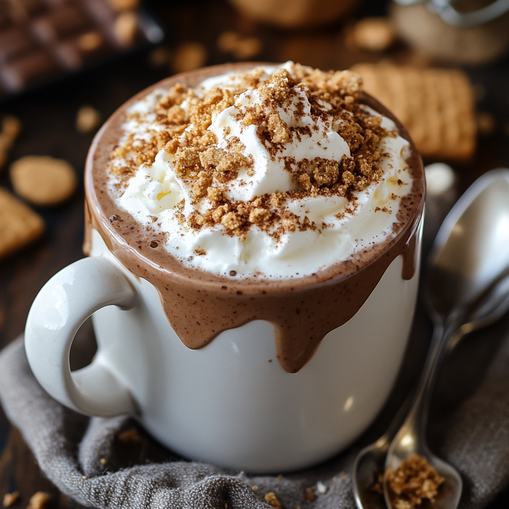 Biscoff Hot Chocolate (So Good)