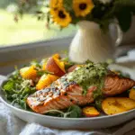 Easy herby lemon skewers