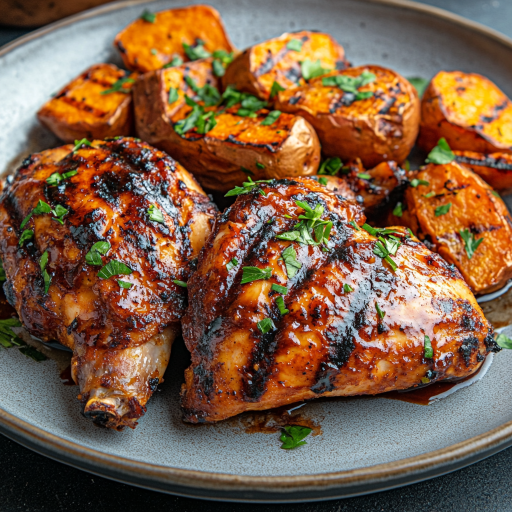 BBQ Chicken & Roasted Sweet