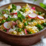 Lemony Spring Pasta Salad with Vegetables & Herbs
