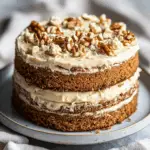 Banana Walnut Cream Cake with White Chocolate 3 Banana Walnut Cream Cake with White Chocolate