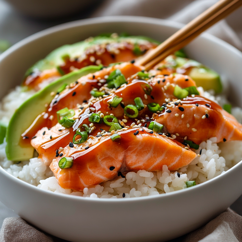 Salmon Rice Bowl