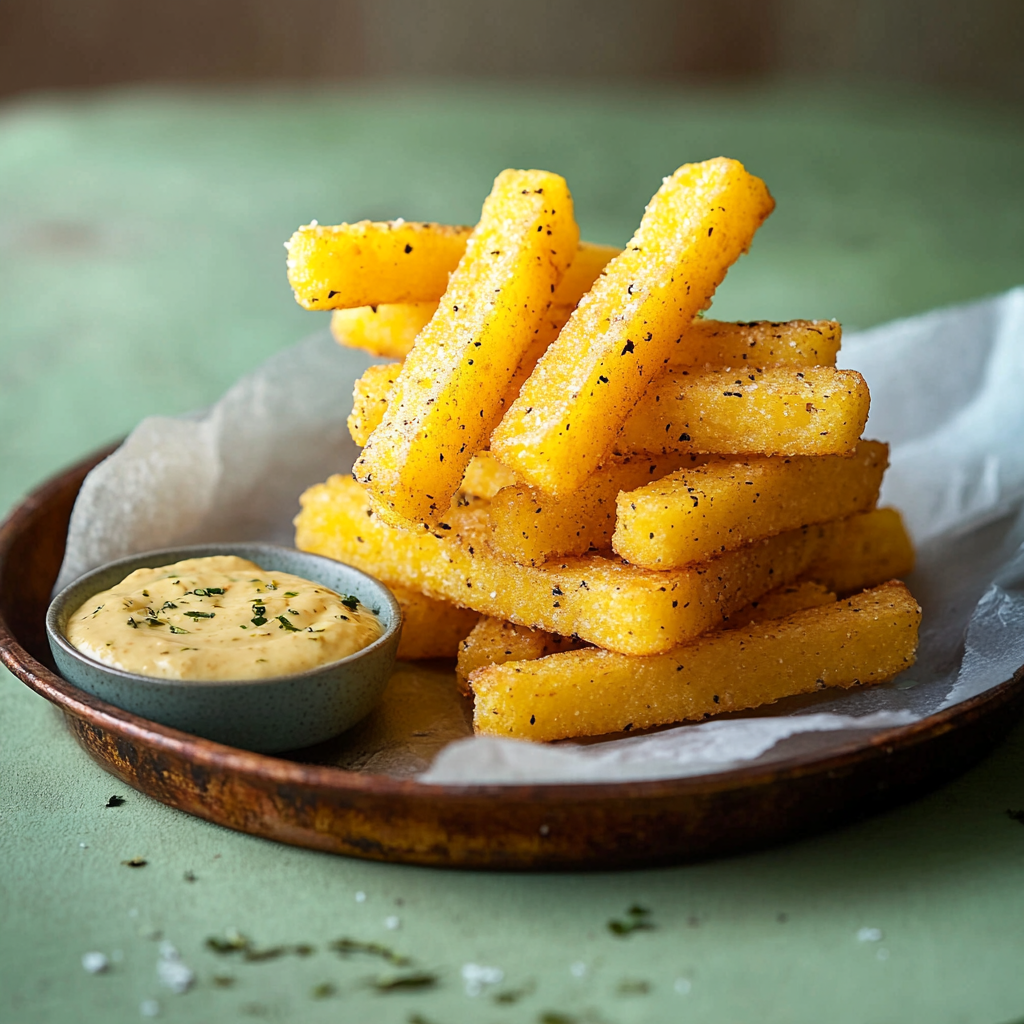 Crispy Baked Polenta Fries