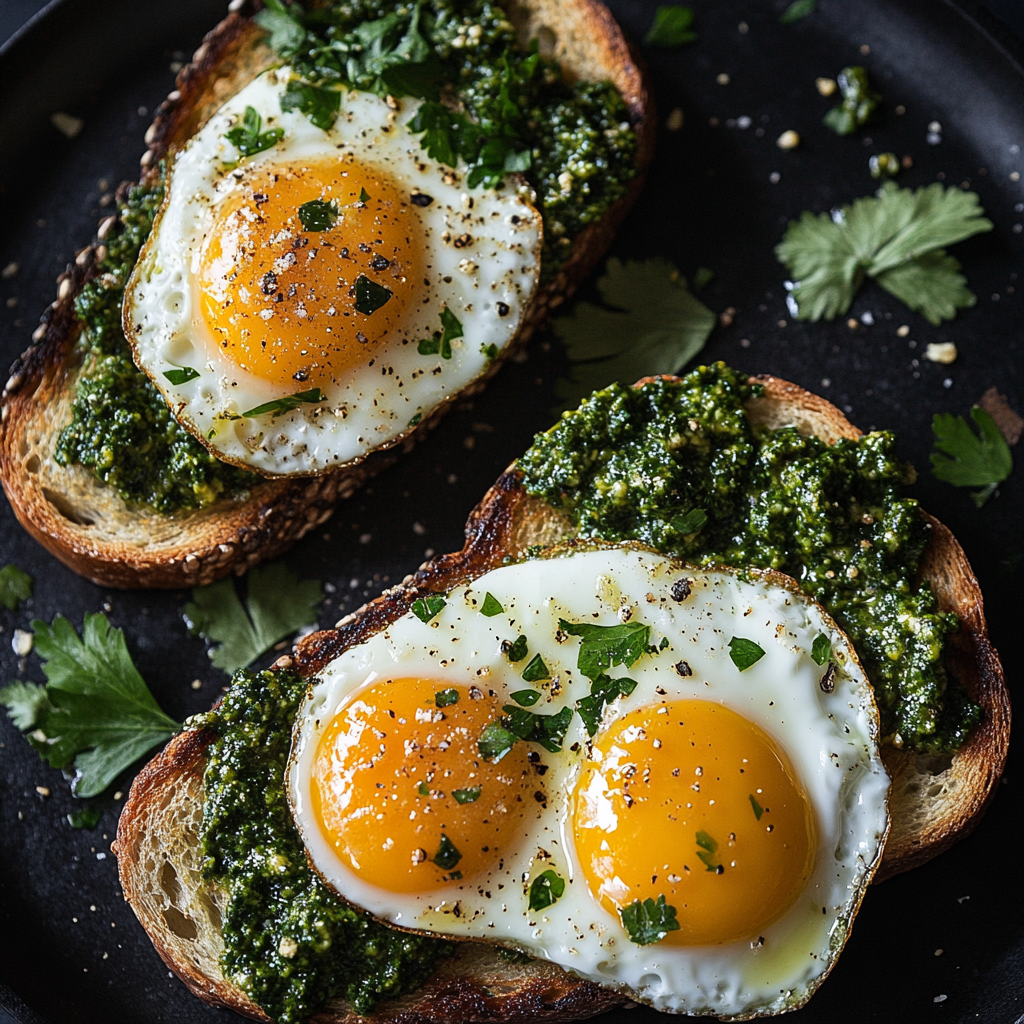 Pesto Eggs