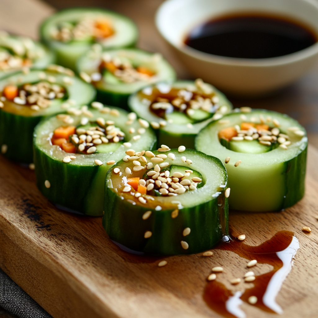 Cucumber Sushi Rolls